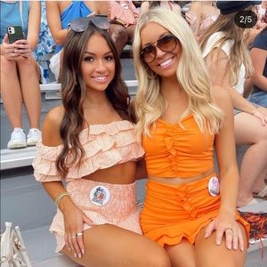 Boohoo skirt and top set. Size 6